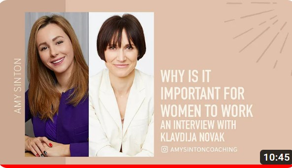 Amy Sinton and Klavdija Novak - the interview